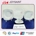 Quadratische Form Porcelain Geschirr Set, Keramik Geschirr Set